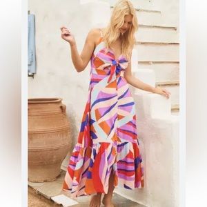 NWT Mister Zimi Summer Hazel Dress In Symi ColorBlock Size 8